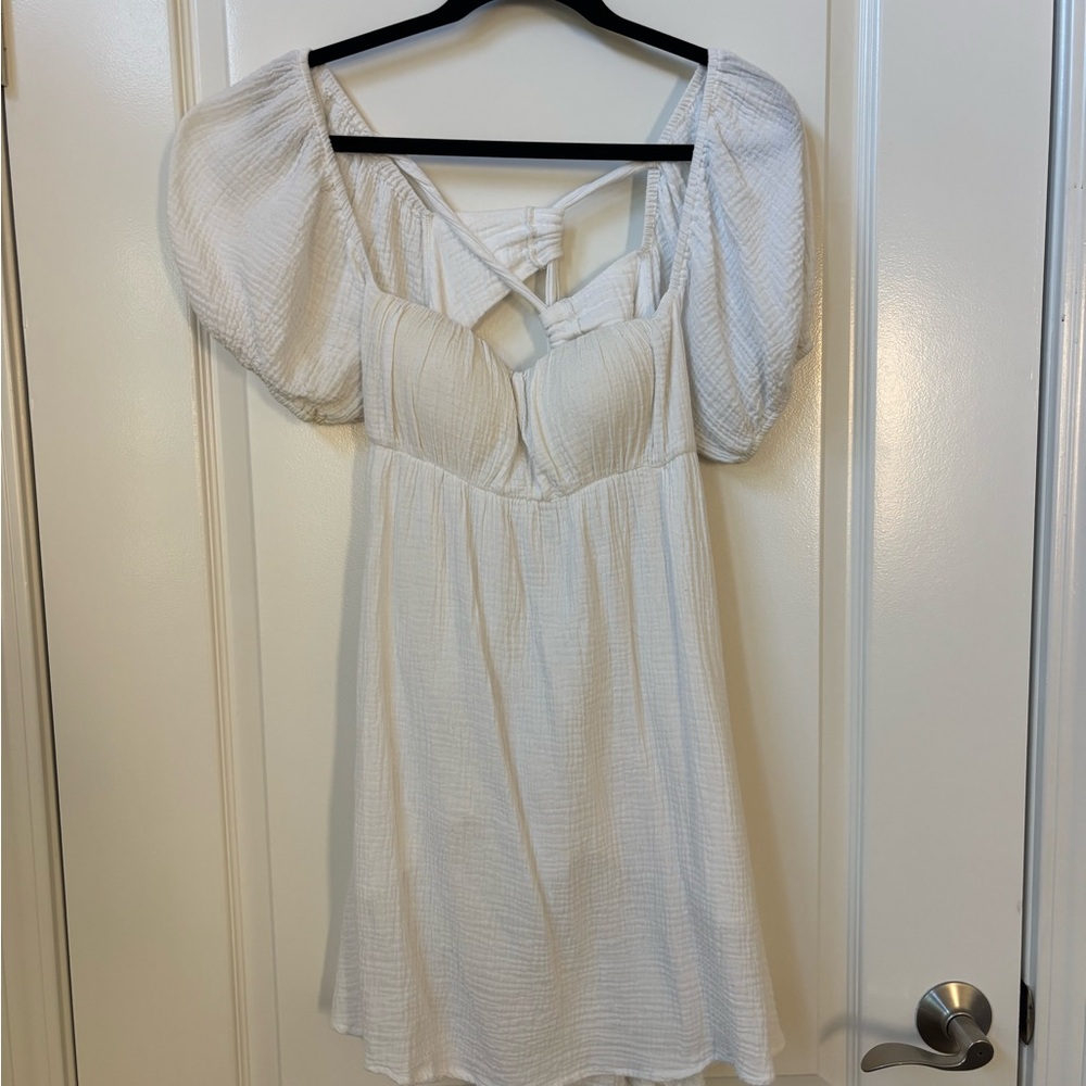 Princess Polly Cream Textured Dress
